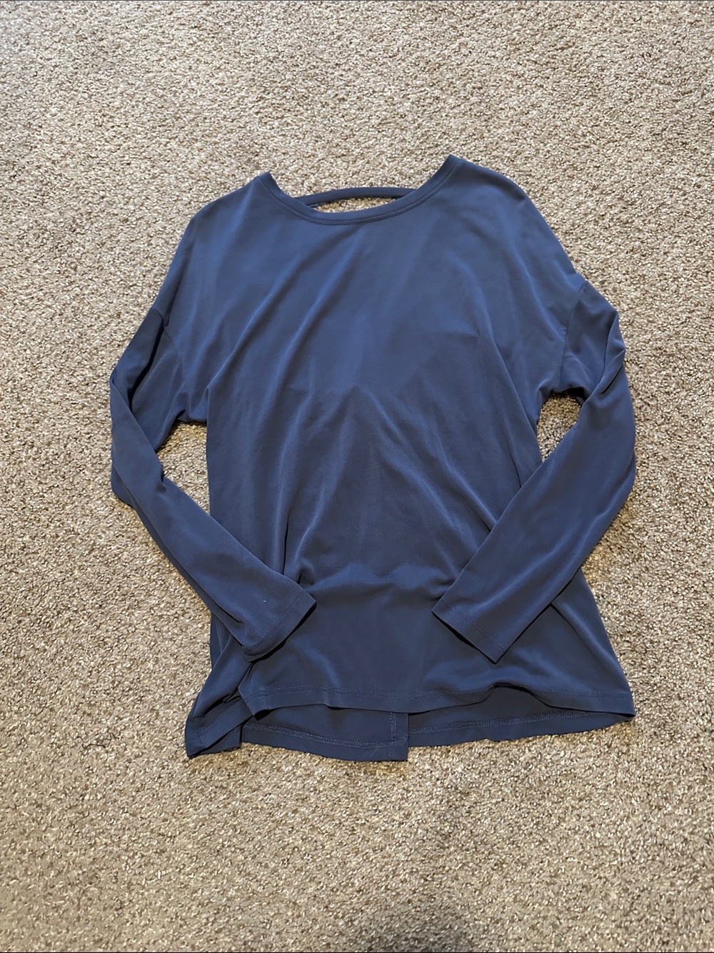 lululemon athletica Navy Blue Long-Sleeve Crew Top